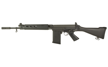 Picture of DS Arms SA58, Bush Warrior, Semi-automatic Rifle, 7.62NATO, 18" Barrel, Matte Finish, Black, Fixed Stock, Adjustable Sights, 20 Round, 1 Magazine SA5818-BW-A