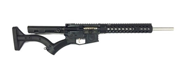 Picture of DSI DS-15 FEATURELESS LIGHTNING RIA 5.56 NATO 16IN BBL ORC BLK THRDSN STK 13IN MLOK QD FE 10RD PMAG DSI-DS15-LGT-FL5-BLK