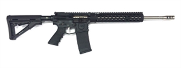 Picture of DSI DS-15 STANDARD LIGHTNING RIA 5.56 NATO 16IN BBL ORC BLK HOGUE STK 13IN MLOK QD FE 30RD PMAG NRS DSI-DS15-LGT-ST5-BLK