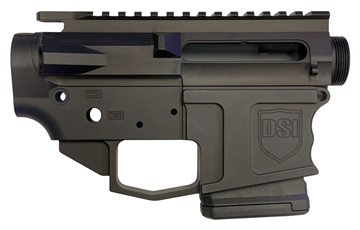 Picture of DSI DS-15 STRIPPED BILLET UPPER AND LOWER RECEIVER SET BLACK DSI-DS15-ULS-FX5-M-BLK