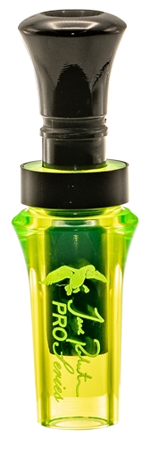 Picture of Duck Commander Jase Robertson Pro Series Open Call Double Reed Mallard Hen Sounds Attracts Ducks Chartreuse Acrylic DCPROAC