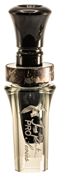 Picture of Duck Commander Jase Robertson Friction Open Call Double Reed Mallard Hen Sounds Attracts Ducks, Smoke Gray Acrylic DCPROAS