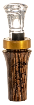 Picture of Duck Commander Pro Series Bocote Open Call Double Reed Mallard Hen Sounds Attracts Ducks Brown Wood DCPROB
