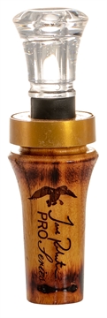 Picture of Duck Commander Pro Series Burnt Hedge Open Call Double Reed Mallard Hen Sounds Attracts Ducks Brown Wood DCPROBH