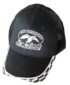 Picture of Duck Commander Sports Cap Duck Commander Texas Motor Speedway Logo Hat Mesh Black One Size Cotton/Poly Mesh DHDC50001
