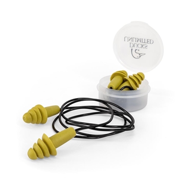 Picture of Ducks Unlimited Reusable Earplugs 27dB Green 2/pr with Case DU-RPL-GN27-B2