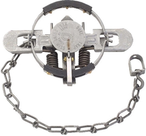 Picture of DUKE TRAPS RUBBER-JAW COIL SPRING TRAP #1 1/2 4.75" FOX-COON 0473