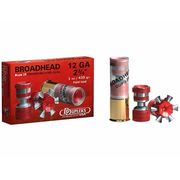 Picture of Ddupleks Usa 12 GAUGE 2-3/4'' 1OZ EXPANDING SLUGS 5/BOX 12D2812