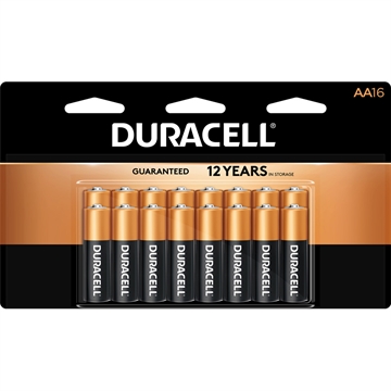 Picture of Duracell Duracell Coppertop Batteries AA 16 pk. 0 41333704647