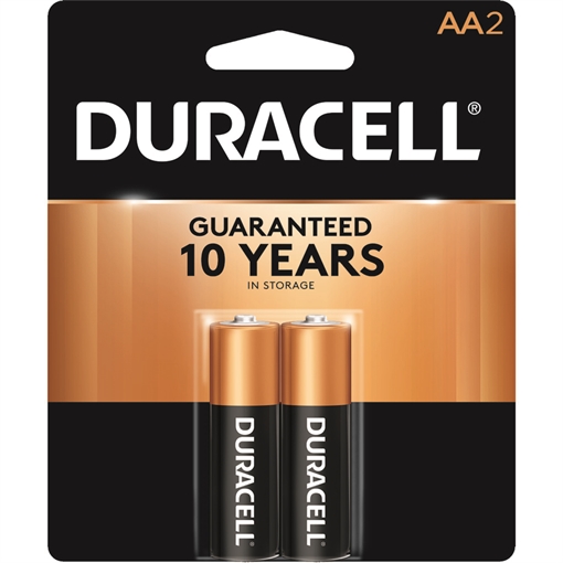 Picture of Duracell Duracell Coppertop Batteries AA 2 pk. 041333215013