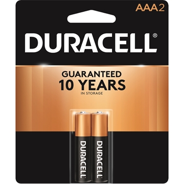 Picture of Duracell Duracell Coppertop Batteries AAA 2 pk. 041333224015
