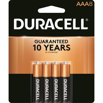 Picture of Duracell Duracell Coppertop Batteries AAA 8 pk. 041333844015