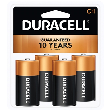 Picture of Duracell Duracell Coppertop Batteries C 4 pk. 041333440019