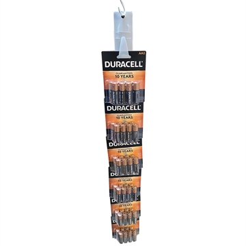 Picture of Duracell Duracell Coppertop Batteries Strip Clip 24 AA 8 pk. and 12 AAA 8 pks. 5003794