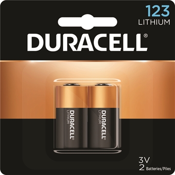 Picture of Duracell Duracell Lithium Batteries CR123 2 pk. 0 41333212104