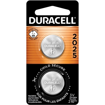 Picture of Duracell Duracell Lithium Coin Battery 2025 2 pk. 5016057