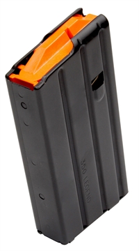 Picture of DURAMAG DuraMag SS, Magazine, 350 Legend, 20 Rounds, Fits AR Rifles, Orange AGF Follower, Stainless Steel, Black 2035041178CPD