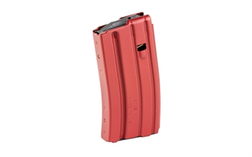 Picture of DURAMAG Magazine, 223 Remington/556NATO/300 Blackout, 20 Rounds, Fits AR-15, Black AGF Follower, Aluminum, Red 2023004175CPD