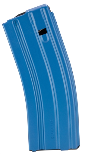 Picture of DuraMag Speed 30rd 223 Rem/300 Blackout/5.56x45mm NATO for AR-15 Blue Aluminum w/ Black Follower Detachable 3023005175CPD