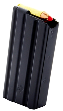 Picture of DURAMAG Magazine, 450 Bushmaster, 5 Rounds, Fits AR Rifles, Stainless Steel, Black Anti-Tilt .450 AGF Follower, Black 5X45041175CPD