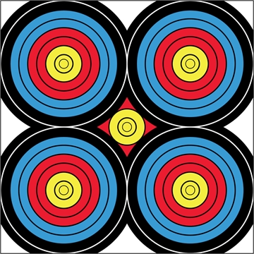 Picture of DuraMesh DuraMesh Archery Target Sight In 24 in. x 24 in. DM104