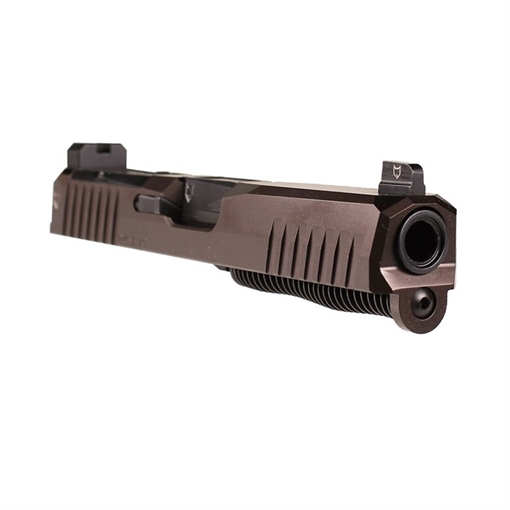Picture of Lone Wolf Dist. DUSK G19 GEN3 9MM LUGER RMR CUT COMPLETE SLIDE BRONZE LWD-DKSLIDE19-G3-ORB-BUILT