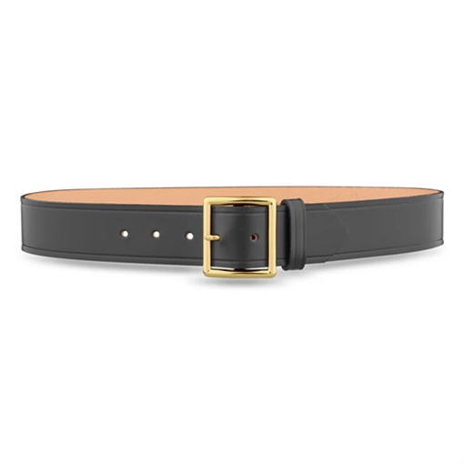 Picture of Dutyman 1-3/4"" Plain Leather Garrison Belt with Gold Buckle 1611-40-9032