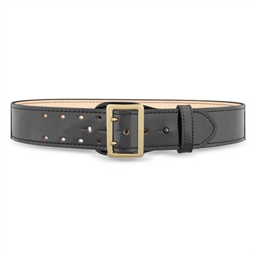 Picture of Dutyman 2-1/4"" High-Gloss Leather Sam Browne 2-Row Stitch Duty Belt with Gold Buckle 1031-32-9002