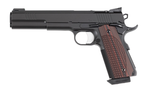 Picture of Dan Wesson Bruin, Semi-automatic, 1911, Full Size, 10MM, 6.03" Barrel, Matte Duty Finish, Black, G10 Grips, Thumb Safety, Fiber Optic Night Sights, Optic Ready, 8 Rounds, 2 Magazines 01793