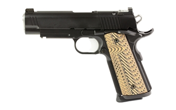 Picture of Dan Wesson Specialist, 1911, Semi-automatic, Metal Frame Pistol, 45 ACP, 4.25" Barrel, Stainless Steel, Matte Duty Finish, Black, G10 Grips, Night Sights, Ambidextrous Thumb Safety, 8 Rounds, 2 Magazines, Optics-Ready, Light Rail, Magwell 01795