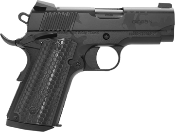 Picture of Girsan MC1911 SC Untouchable Sub-Compact Frame 9mm 7+1 3.40" Black Steel Barrel, Black Camo Serrated Steel Slide & Frame w/Beavertail, Black Polymer Grip 392069