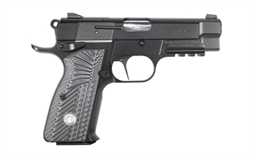 Picture of Girsan MCP35, Single Action, Semi-automatic, Steel Framed Pistol, Carry Size, 9MM, 3.88" Barrel, Matte Finish, Checkered Composite G10 Grips, Ambidextrous Safety, Dovetail Front/Rear Sights, Optic Ready, Compatible with Shield RMS / RMS-c Footprint 15 Rounds, 1 Magazine 390446