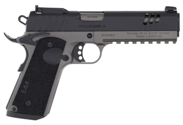 Picture of Girsan MC1911S Influencer X, Semi-automatic, 1911, Full Size, 38 Super, 5" Barrel, Cerakote Finish, Tungsten Frame with Black Slide, Optic Ready, Ambidextrous Safety, 9 Rounds, 1 Magazine 391530