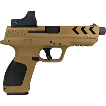 Picture of EAA Girsan MC28SA-TV Pistol 9mm 4.5 in. Threaded FDE 15+1 rd. with 390141