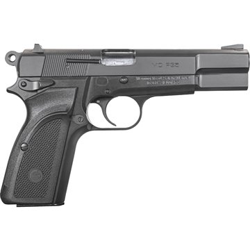 Picture of Girsan MCP35, Semi-automatic, Single Action Only, Full Size, 9MM, 4.87" Barrel, Steel Framed Pistol, Blued Finish, Synthetic Grips, Ambidextrous Safety, Dovetail Front/Rear Adjustable Sights, 15 Rounds, 1 Magazine 390450