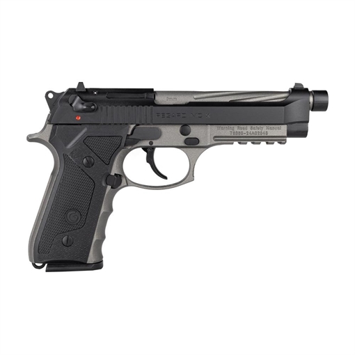 Picture of Girsan Regard MC X, Semi-automatic, DA/SA, Full Size, 9MM, 4.9" Threaded Barrel, Cerakote Finish, Tungsten Frame with Black Slide, Ambidextrous Safety, 18 Rounds, 1 Magazine 390181
