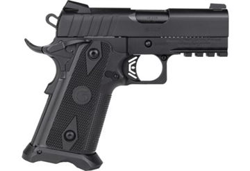 Picture of Girsan Witness 2311 BRAT, Semi-automatic, Single Action, Metal Frame Pistol, 45 ACP, 3.4" Barrel, Matte Finish, Black, Polymer Grips, Fixed Sights, Skeletonized Trigger, 11 Rounds, 1 Magazine 395055