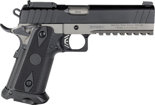 Picture of Girsan Witness 2311 Match, Single Action, Semi-automatic, Metal Frame Pistol, 9mm, 5" Barrel, Matte Finish, Black, Polymer Grips, Optics Ready, Skeletonized Trigger, 2 Magazines, (1) 20 Round & (1) 17 Round, 1 Magazine 395029