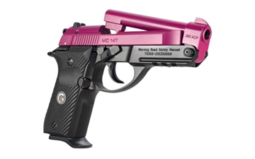 Picture of EAA Girsan MC 14T Tip Up Handgun .380 ACP 13rd Magazine 4.5" Barrel Black Cherry Slide with Black Frame 390865