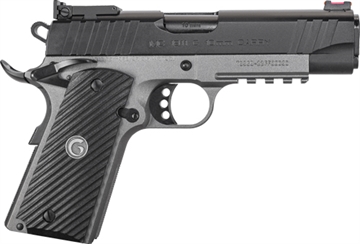 Picture of EAA GIRSAN MC1911 C Carry Frame 10mm Auto 9+1 4.40" Black Steel Barrel, Black Serrated Steel Slide, Matte Gray Steel Frame w/Beavertail & Picatinny Rail, Black Grip, Ambidextrous 390608