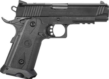 Picture of Girsan Witness2311 45 ACP 11+1 4.25" Black Steel Barrel, Black Serrated Steel Slide, Black Polymer Frame w/Beavertail & Picatinny Rail, Black Checkered Polymer Grip, Ambidextrous 395050