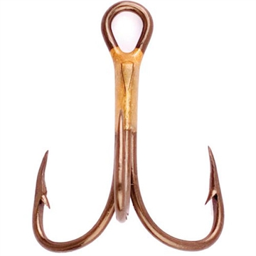 Picture of EAGLE CLAW 2X TREBLE CURVED POINT 5PK - BRONZE 374AH-2 047708121521