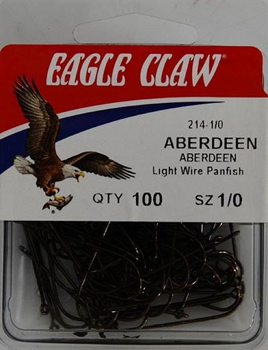 Picture of EAGLE CLAW BRONZE LW ABERDEEN 100BX 214H-1/0