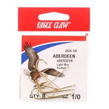 Picture of EAGLE CLAW GOLD LW ABERDEEN 8BG 10CTN 202AH-1/0