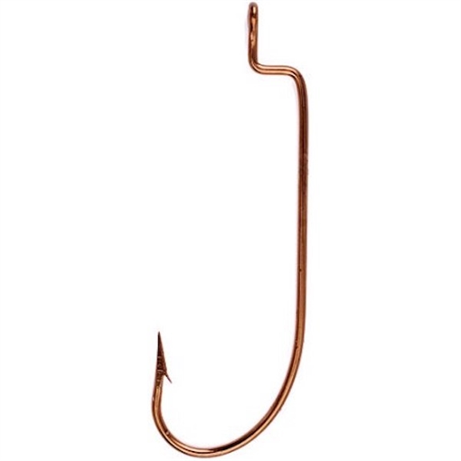 Picture of EAGLE CLAW LAZER WORM Z-BEND 8PK - BRONZE L095JBGH-1/0