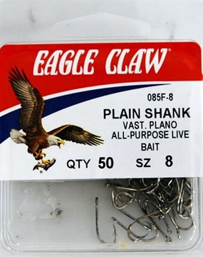 Picture of EAGLE CLAW PLAIN SHANK RE OFFSET NKL 50PK 085FH-8