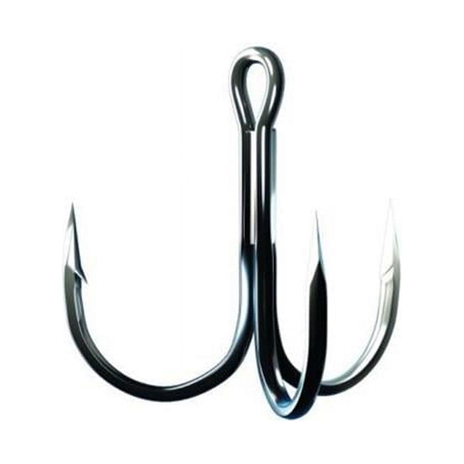 Picture of EAGLE CLAW TROKAR 3X STRONG ROUND BEND TREBLE 6PK TK934P-2