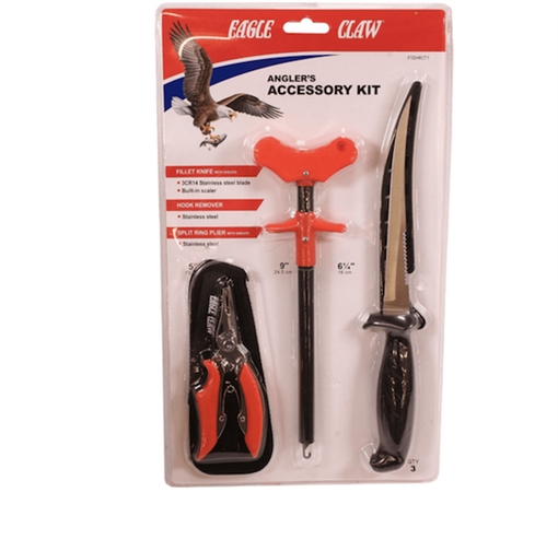 Picture of EAGLE CLAW ULT FISHING KIT-FILLET KNIFE/PLIERS/HOOK REMOVER FISHKIT1