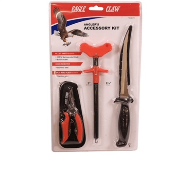 Picture of EAGLE CLAW ULT FISHING KIT-FILLET KNIFE/PLIERS/HOOK REMOVER FISHKIT1