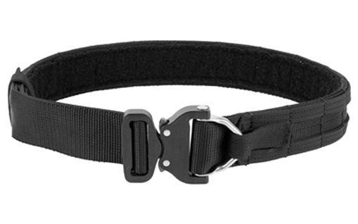 Picture of Eagle Industries Operator Gun Belt, Cobra Buckle w/D-Ring Attachment, Two Rows of Molle, Medium 34"-39", Black R-OGB-CBD-MS-M-BK